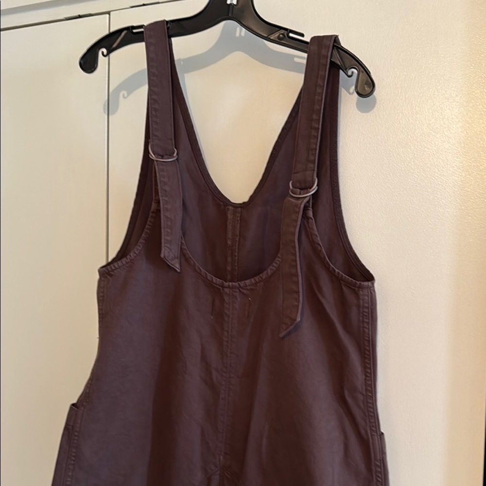 FREE PEOPLE - We The Free - Mocha Brown Relaxed Romper XS - Picture 8 of 9